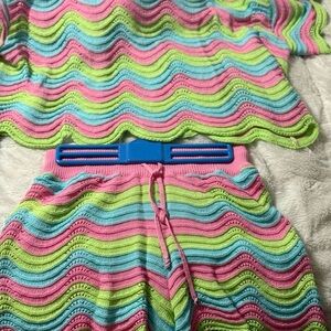Colorful Striped Women's Shorts
